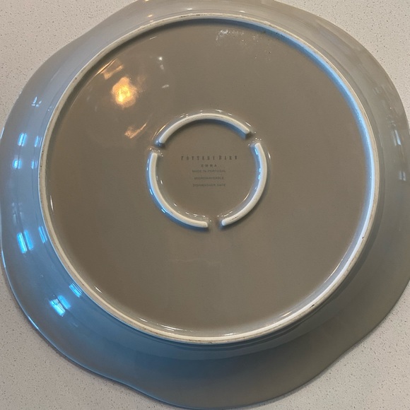 Pottery Barn Emma Beaded Stoneware Serving Platter - Picture 3 of 4